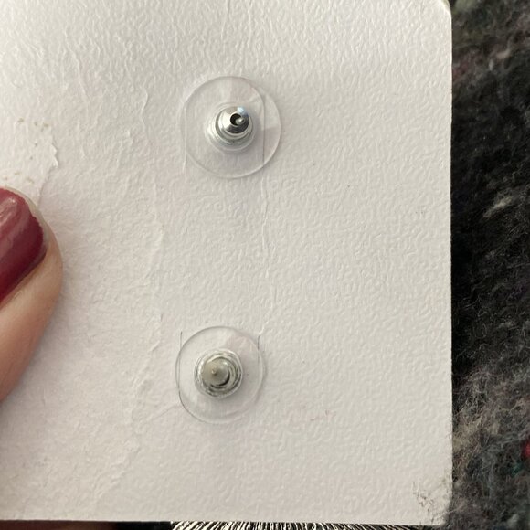 Faux Turquoise Floral Earrings large statement jewelry western southwest - Picture 6 of 8